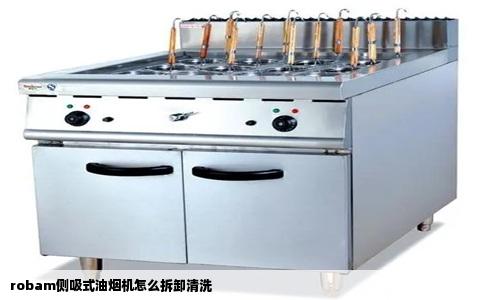 robam侧吸式油烟机怎么拆卸清洗