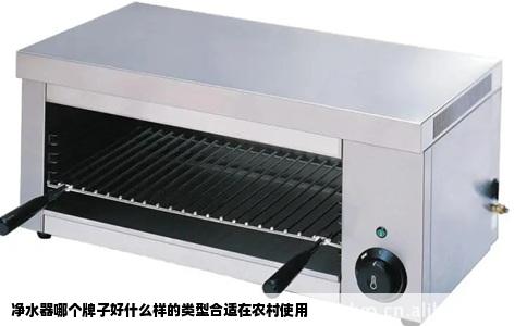 净水器哪个牌子好什么样的类型合适在农村使用