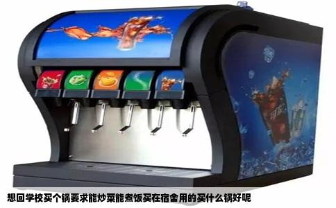 想回学校买个锅要求能炒菜能煮饭买在宿舍用的买什么锅好呢