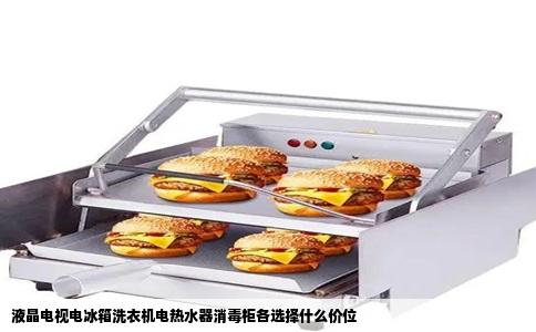 液晶电视电冰箱洗衣机电热水器消毒柜各选择什么价位
