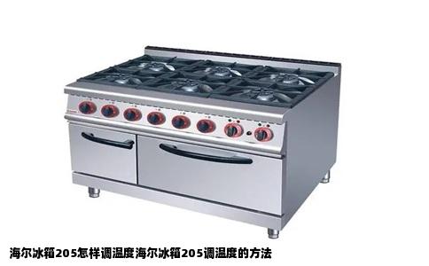 海尔冰箱205怎样调温度海尔冰箱205调温度的方法