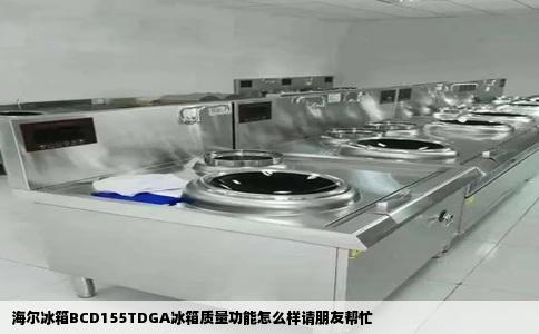 海尔冰箱BCD155TDGA冰箱质量功能怎么样请朋友帮忙