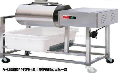 净水器里的PP棉有什么用需多长时间更换一次