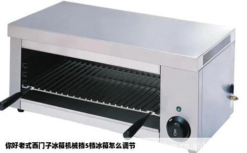 你好老式西门子冰箱机械档5档冰箱怎么调节